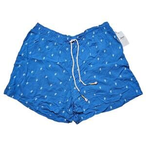 Jenni Intimates Plus Seperates Catus Print Pajama Lounge Shorts 1X